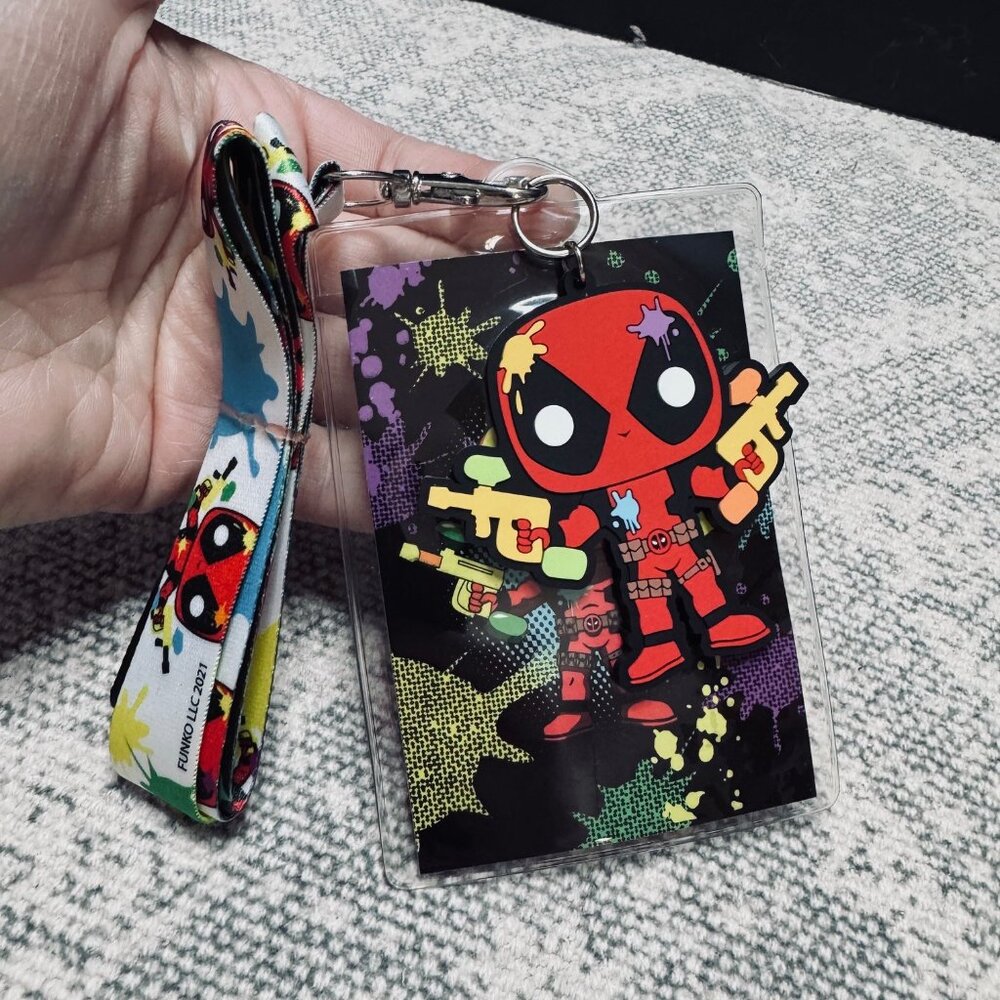 Funko Deadpool Lanyard and Badge holder